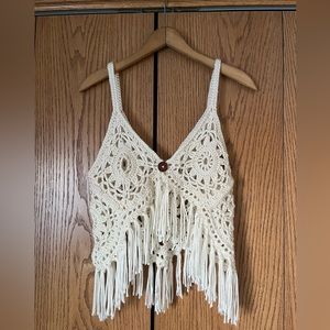 Boho Crochet Vest